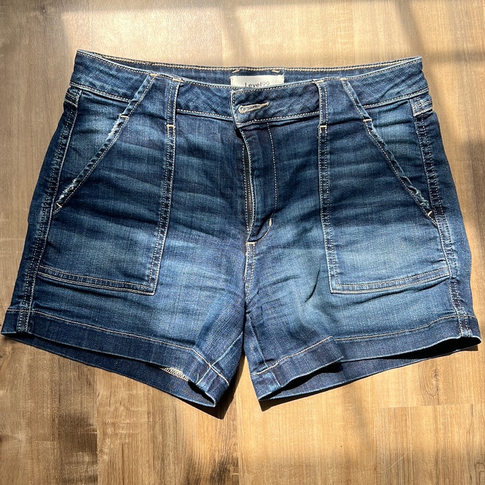 Denim shorts